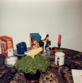 Poppen på köksbordet i mitten på 70-talet